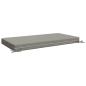 Preview: Sitzkissen SOEST 100 % Polyester Grau 120 x 60 x 10 cm