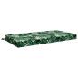 Preview: Sitzkissen SOEST 100 % Polyester Blattmuster 120 x 80 x 10 cm