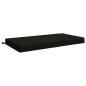 Preview: Sitzkissen SOEST 100 % Polyester Schwarz 120 x 80 x 10 cm
