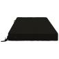 Preview: Sitzkissen SOEST 100 % Polyester Schwarz 120 x 80 x 10 cm