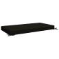 Preview: Sitzkissen SOEST 100 % Polyester Schwarz 120 x 80 x 10 cm
