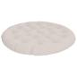 Preview: Papasan-Sessel-Kissen VIANEN 100 % Polyester Weiß Ø 100 x 12 cm