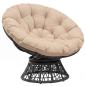 Preview: Papasan-Sessel-Kissen VIANEN 100 % Polyester Creme