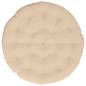 Preview: Papasan-Sessel-Kissen VIANEN 100 % Polyester Creme