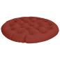 Preview: Papasan-Sessel-Kissen VIANEN 100 % Polyester Rot Ø 120 x 12 cm
