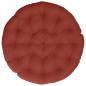 Preview: Papasan-Sessel-Kissen VIANEN 100 % Polyester Rot Ø 120 x 12 cm
