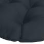 Preview: Papasan-Sessel-Kissen VIANEN 100 % Polyester Dunkelblau