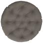 Preview: Hängesessel-Kissen VIANEN 100 % Polyester Grau Ø 80 x 12 cm