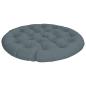 Preview: Papasan-Sessel-Kissen VIANEN 100 % Polyester Blau Ø 100 x 12 cm