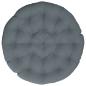 Preview: Papasan-Sessel-Kissen VIANEN 100 % Polyester Blau Ø 100 x 12 cm