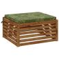Preview: 1-teiliges Sitzkissen SOEST 100 % Polyester Blattdesign