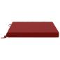 Preview: 1-teiliges Sitzkissen SOEST 100 % Polyester Weinrot