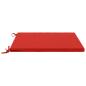 Preview: 1-teiliges Sitzkissen SOEST 100 % Polyester Rot 60 x 60 x 3 cm