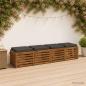 Preview: ARDEBO.de - 4-teilige Sitzkissen SOEST 4 stk. 100 % Polyester Anthrazit