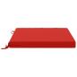 Preview: 1-teiliges Sitzkissen SOEST 100 % Polyester Rot 70 x 70 x 7 cm