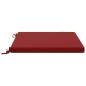 Preview: 4-teilige Sitzkissen SOEST 4 stk. 100 % Polyester Weinrot