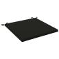 Preview: Sitzkissen SOEST 100 % Polyester Schwarz 80 x 80 x 3 cm