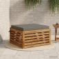 Preview: ARDEBO.de - 1-teiliges Sitzkissen SOEST 100 % Polyester Grau 70 x 70 x 7 cm