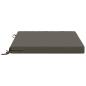 Preview: 1-teiliges Sitzkissen SOEST 100 % Polyester Grau 70 x 70 x 7 cm