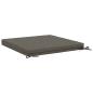 Preview: 1-teiliges Sitzkissen SOEST 100 % Polyester Grau 70 x 70 x 7 cm