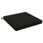 Preview: Sitzkissen SOEST 100 % Polyester Schwarz 60 x 60 x 7 cm
