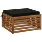 Preview: Sitzkissen SOEST 100 % Polyester Schwarz 60 x 60 x 7 cm