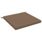 Preview: 1-teiliges Sitzkissen SOEST 100 % Polyester Taupe