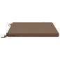Preview: 1-teiliges Sitzkissen SOEST 100 % Polyester Taupe