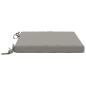 Preview: 4-teilige Sitzkissen SOEST 4 stk. 100 % Polyester Grau