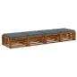 Preview: 4-teilige Sitzkissen SOEST 4 stk. 100 % Polyester Blau