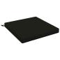 Preview: ARDEBO.de - 1-teiliges Sitzkissen SOEST 100 % Polyester Schwarz