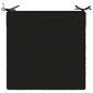 Preview: 1-teiliges Sitzkissen SOEST 100 % Polyester Schwarz