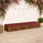 Preview: ARDEBO.de - Sitzkissen SOEST 4 stk. 100 % Polyester Weinrot 80 x 80 x 3 cm