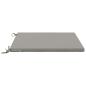 Preview: 1-teiliges Sitzkissen SOEST 100 % Polyester Grau 80 x 80 x 3 cm