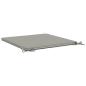 Preview: 1-teiliges Sitzkissen SOEST 100 % Polyester Grau 80 x 80 x 3 cm