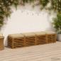Preview: ARDEBO.de - 4-teilige Sitzkissen SOEST 4 stk. 100 % Polyester Beige