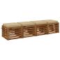 Preview: 4-teilige Sitzkissen SOEST 4 stk. 100 % Polyester Beige