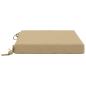 Preview: 4-teilige Sitzkissen SOEST 4 stk. 100 % Polyester Beige
