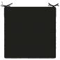 Preview: 1-teiliges Sitzkissen SOEST 100 % Polyester Schwarz