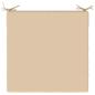 Preview: 4-teilige Sitzkissen SOEST 4 stk. 100 % Polyester Creme