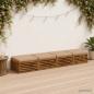 Preview: ARDEBO.de - 4-teilige Sitzkissen SOEST 4 stk. 100 % Polyester Sand