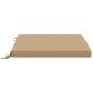 Preview: 4-teilige Sitzkissen SOEST 4 stk. 100 % Polyester Sand