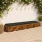 Preview: ARDEBO.de - 4-teilige Sitzkissen SOEST 4 stk. 100 % Polyester Anthrazit