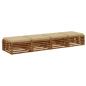 Preview: 4-teilige Sitzkissen SOEST 4 stk. 100 % Polyester Beige