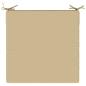 Preview: 4-teilige Sitzkissen SOEST 4 stk. 100 % Polyester Beige