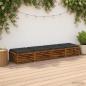 Preview: ARDEBO.de - 4-teilige Sitzkissen SOEST 4 stk. 100 % Polyester Anthrazit