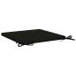 Preview: Sitzkissen SOEST 4 stk. 100 % Polyester Schwarz 50 x 50 x 3 cm