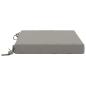 Preview: 4-teilige Sitzkissen SOEST 4 stk. 100 % Polyester Grau