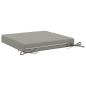Preview: 4-teilige Sitzkissen SOEST 4 stk. 100 % Polyester Grau