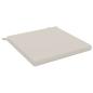 Preview: 1-teiliges Sitzkissen SOEST 100 % Polyester Weiß 80 x 80 x 5 cm